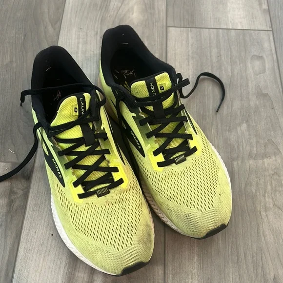 Brooks Shoes Brooks Launch Mens Size 95 Neon Yellow Poshmark